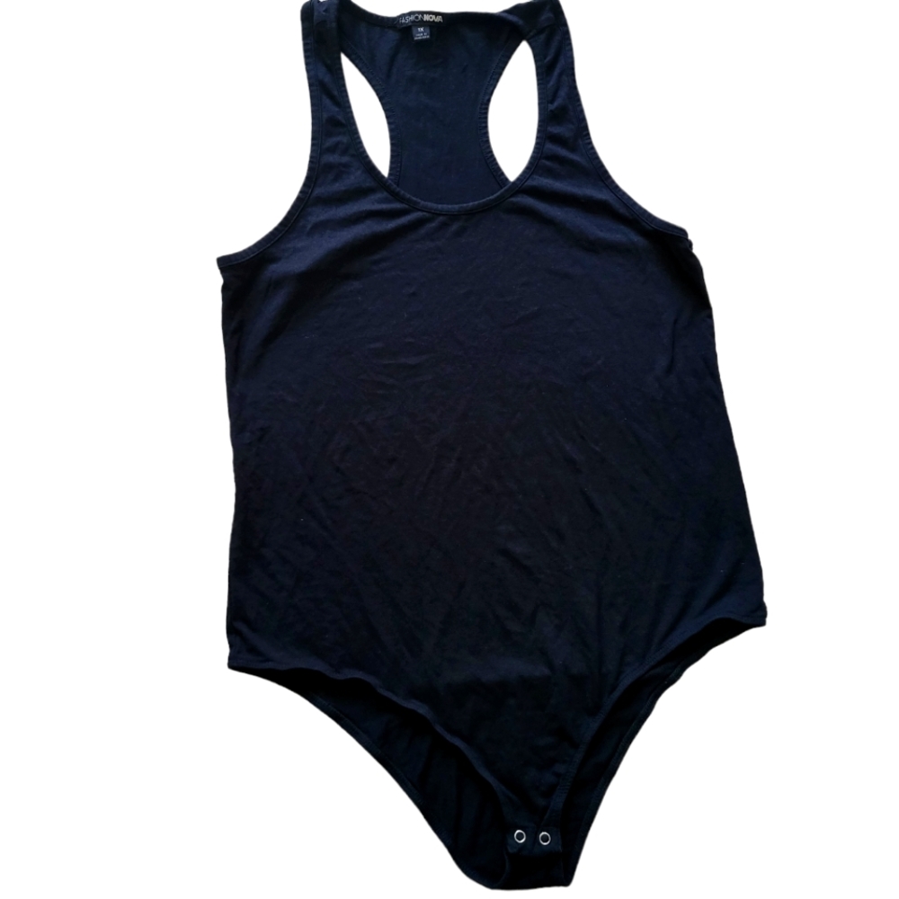 Fashion Nova Racer Back Bodysuit